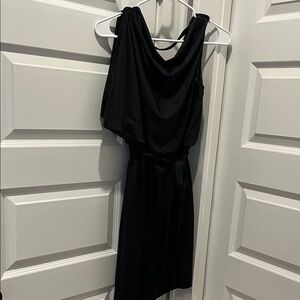 Jessica Simpson One Shoulder Black Dress
